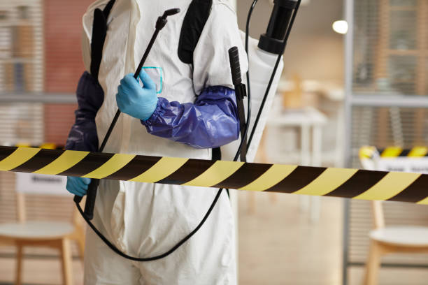 Professional Biohazard Cleanup technician working in Cressey, CA